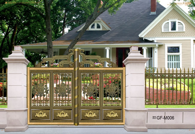 桂豐鋁藝豪華庭院大門GF-M006