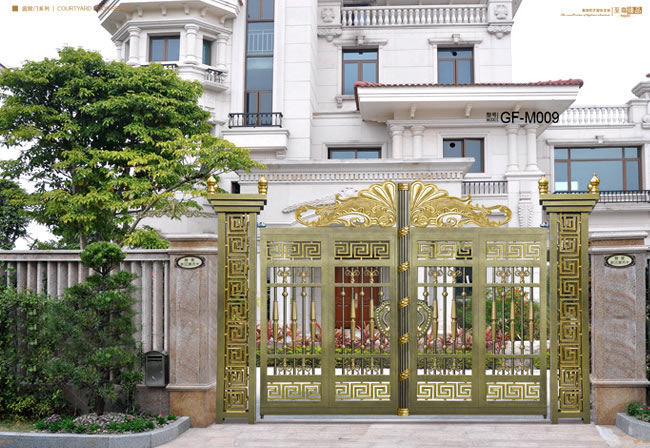 桂豐鋁藝豪華庭院大門GF-M009